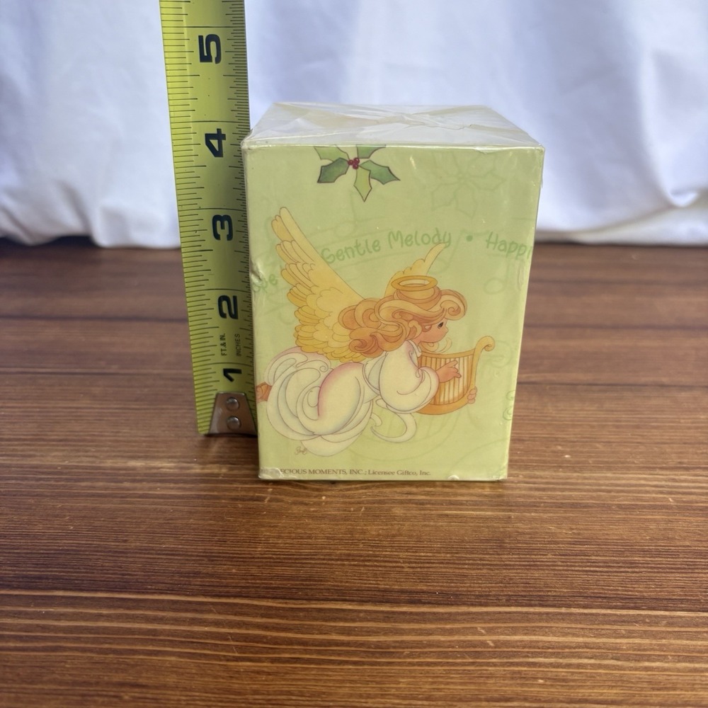 Vintage Precious Moments Christmas Angel Candle Sealed Holiday Collectible - Picture 9 of 10